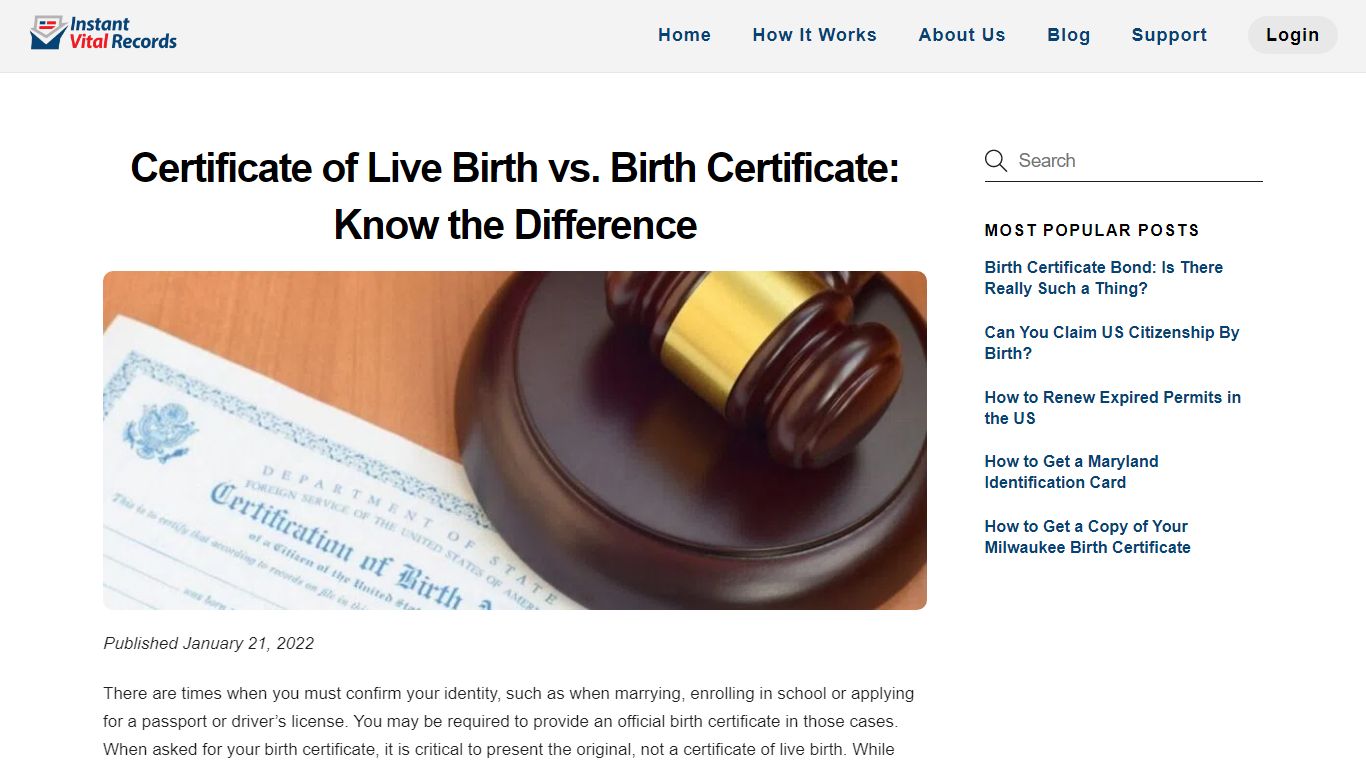 Certificate of Live Birth vs. Birth Certificate: Know the Difference